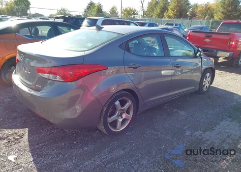 2011 Hyundai Elantra Limited from USA, damaged, VIN 5NPDH4AE1BH075677